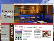 Tablet Screenshot of groupe-hotelier.com